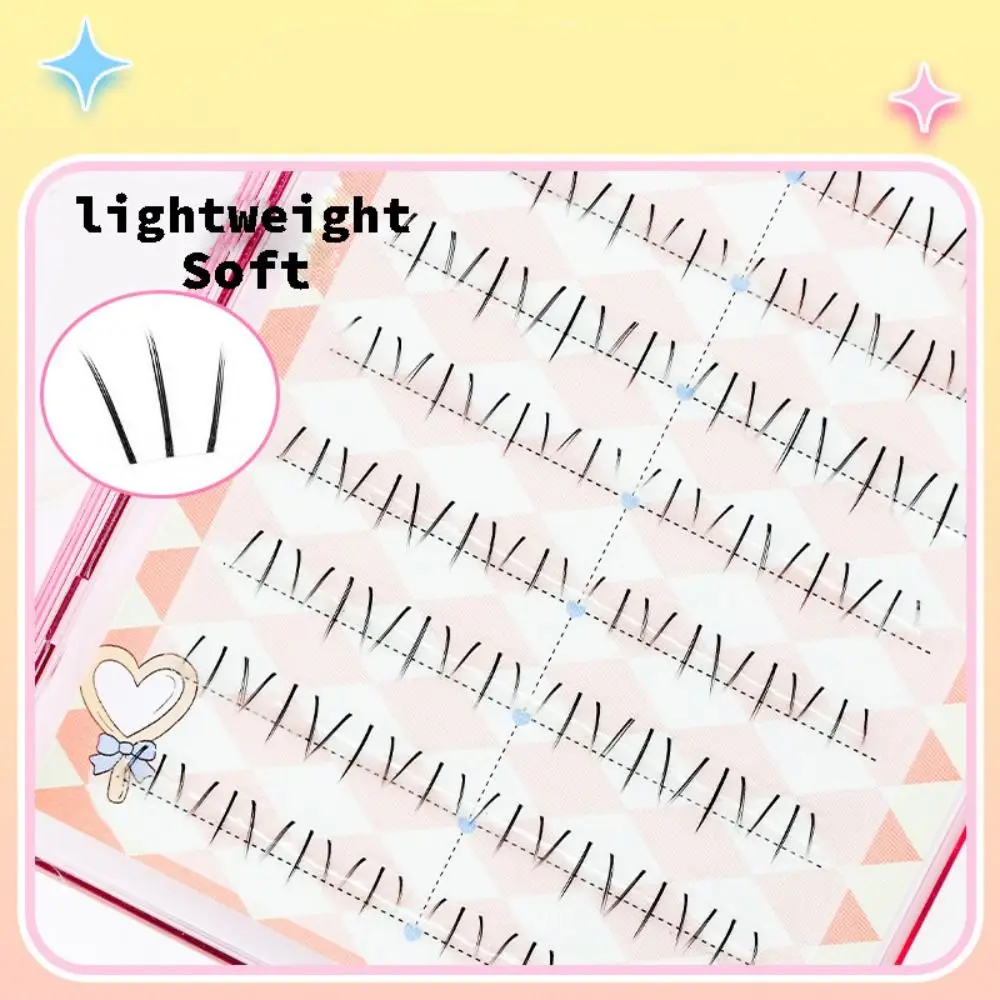 Korean Lower Eyelashes 3D Mink Natural Fake Lashes Simulation Eyelash Extension Cat Claws False Eyelashes Women Girls