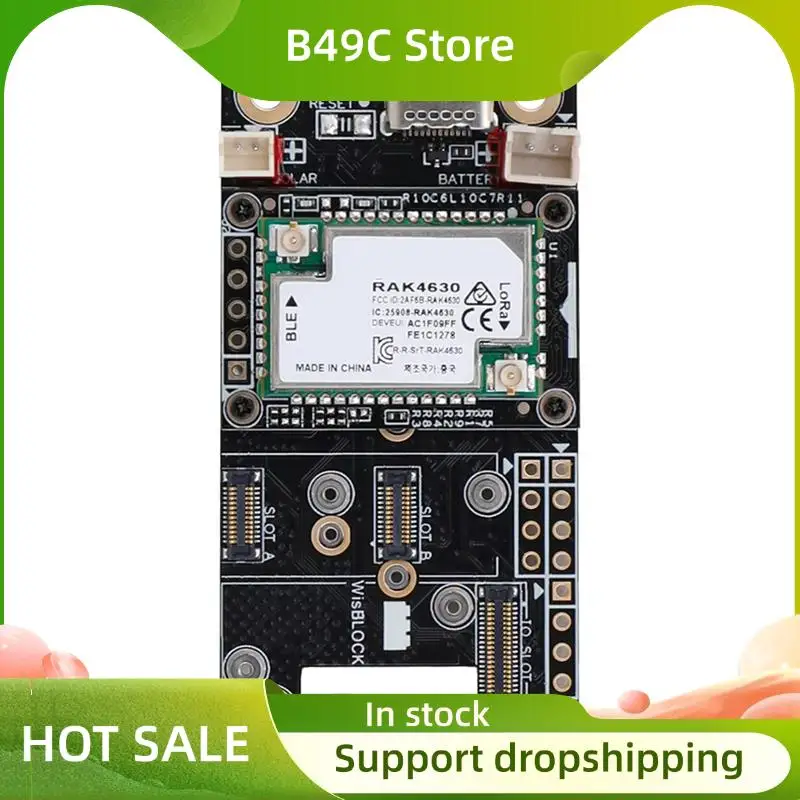

B49C For Lorawan Wireless Module RAK4631 Meshtastic SX1262 Lora Module RAK19007 Base Board