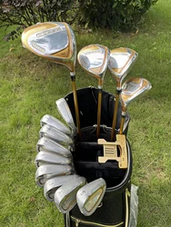 Complete Golf Clubs Set with Graphite Shaft, Golf Clubs 10.5 S, R, SR Driver, Fairway, Hybrid, P308 Putter, Iron s07, 14Pcs