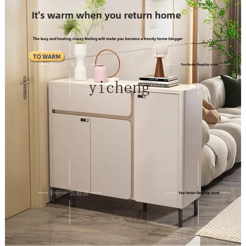 GZ-27 Shoe Cabinet With Lock, Outer Corridor, Aisle, Elevator Entrance, Corridor, Outdoor Shoe Cabinet Solid Wood