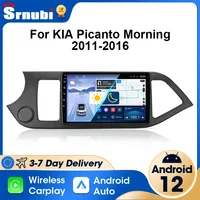 Android 12 2Din Wireless Carplay Car Radio for KIA PICANTO Morning 2 2011-2016 Multimedia Player Stereo Navigation DVD Head Unit