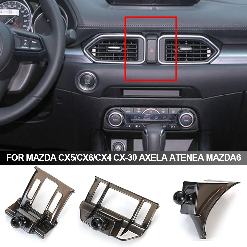 حامل هاتف السيارة حامل مخصص جبل قوس السيارات قاعدة ثابتة لمازدا CX5/CX6/CX4 CX-30 Axela Atenea Mazda6