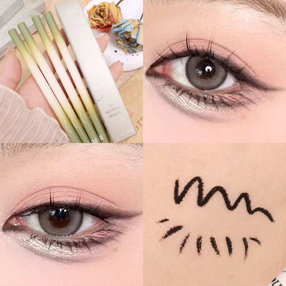 Wodoodporny żelowy Eyeliner długopis kobiety szybkoschnący gładki Eyeliner długotrwały dolny ołówek do rzęs szybka wysyłka matowy Eyeliner makijaż