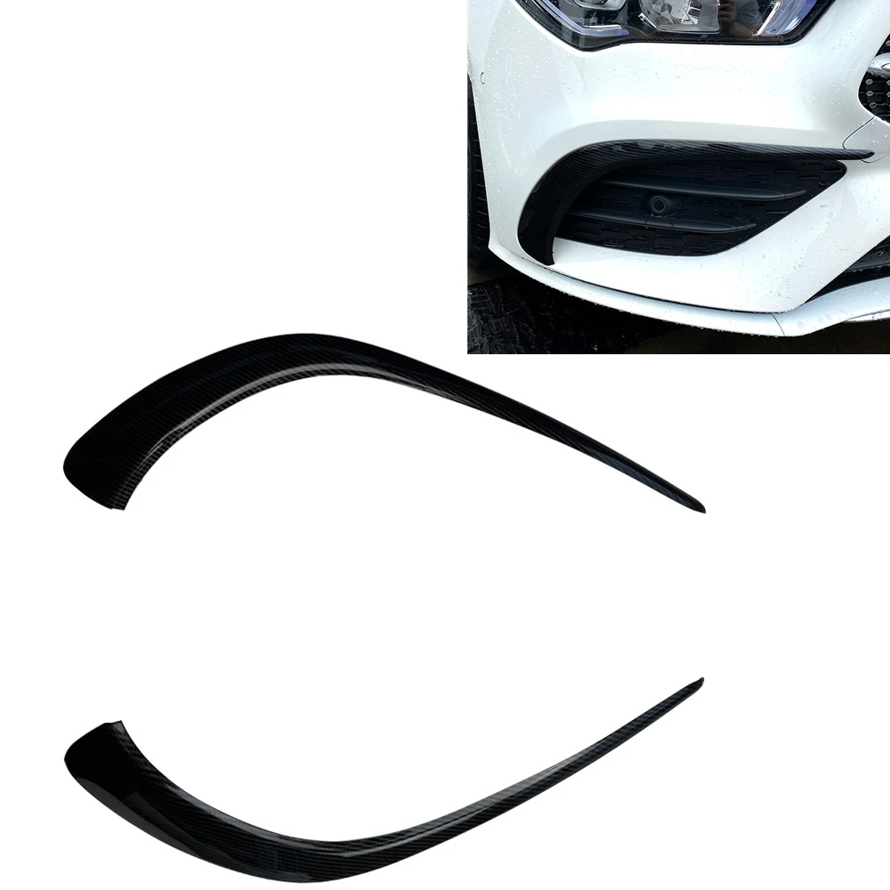 

For Mercedes Benz CLA Class C118 X118 2019-2022 CLA200 CLA260 Front Bumper Side Air Vent Trim Fog Light Intake Hood Frame Canard