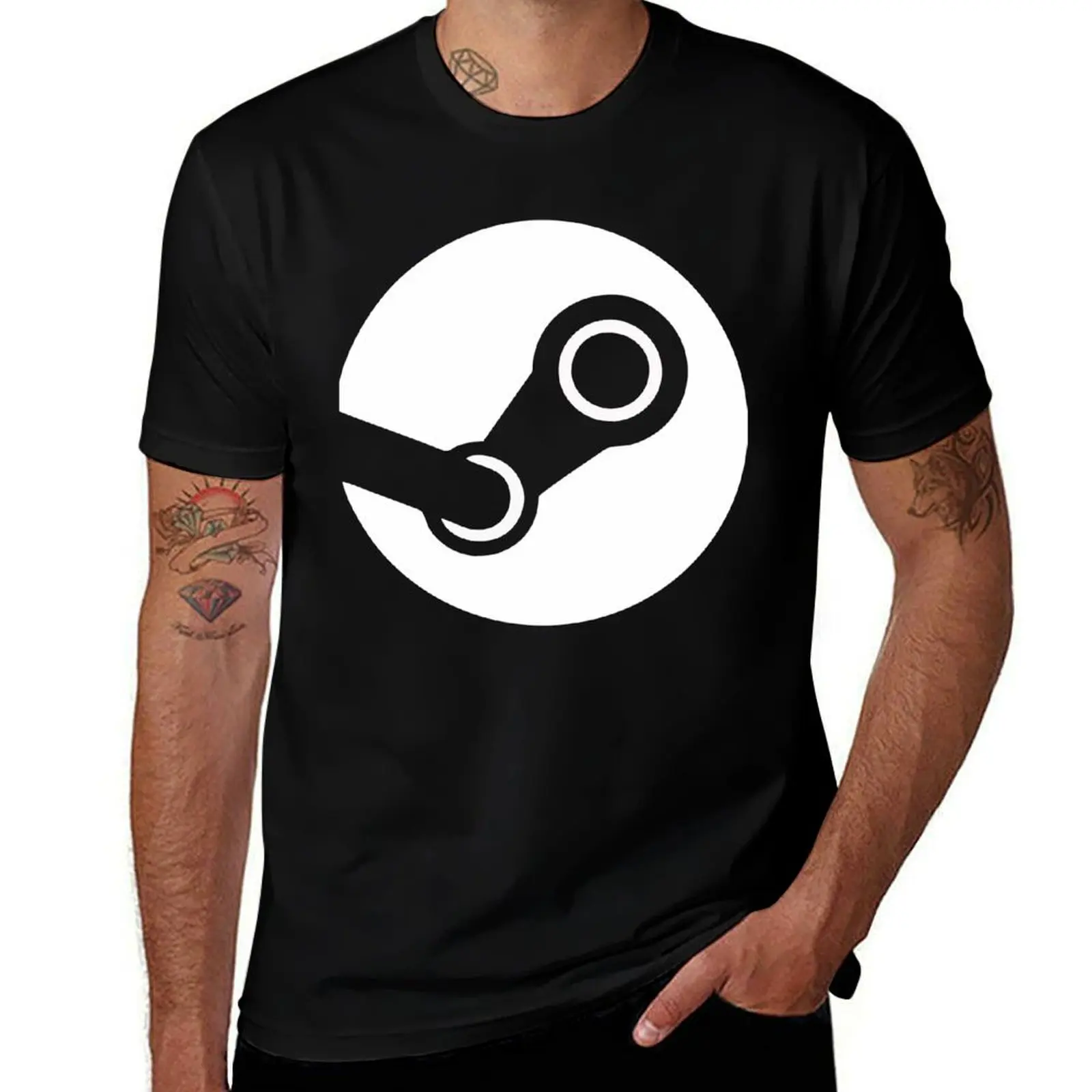 BEST SELLER - Steam Logo Merchandise Essential T-Shirt t shirt men 100% cotton luxury brand T-Shirt