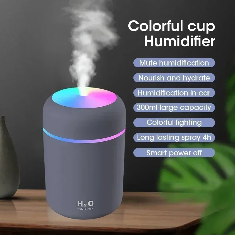 Mini USB Spray Humidifier Atomizer Portable Small Size for Desktop Car Essential Oil Aromatherapy Mister