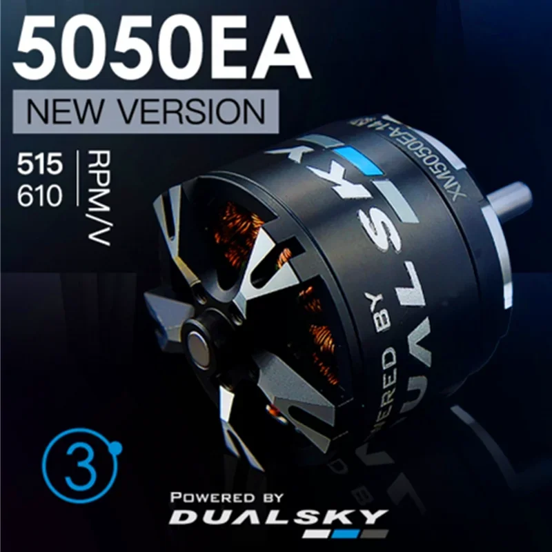 XM5050EA 515KV 610KV 18.5V/22.2V Voltage 3-generation Brushless Motor for 70E Fixed-wing Motor factory