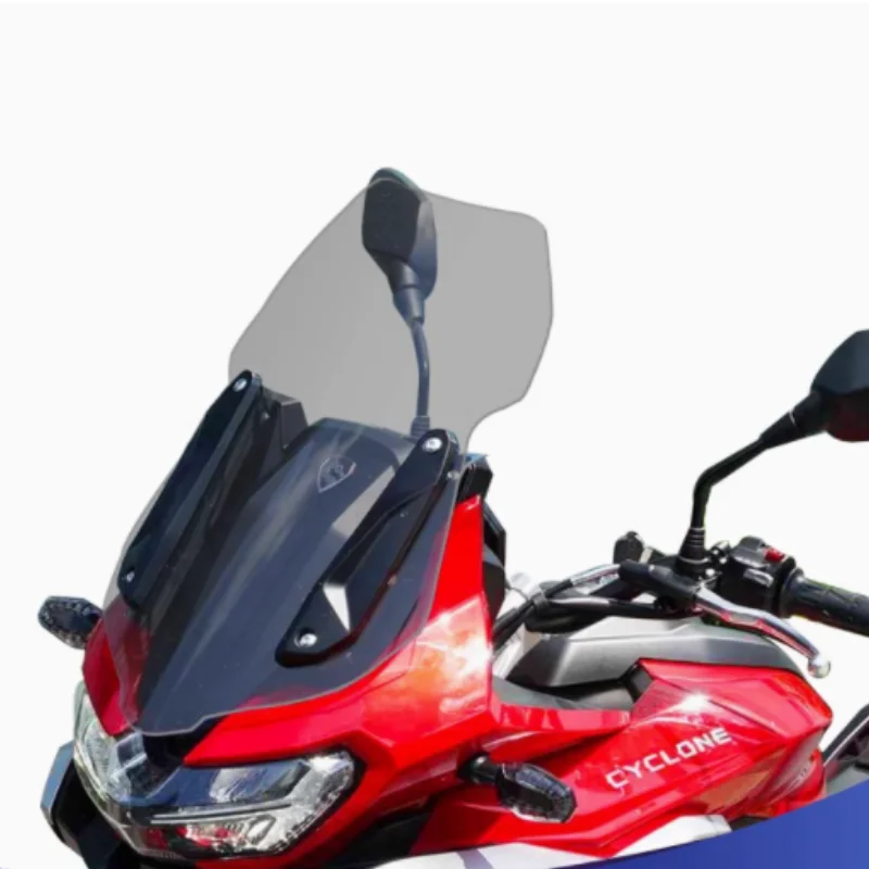 

STLF Motorcycle Windshield Windscreen Wind Shield Deflector for CYCLONE RX6 SR650
