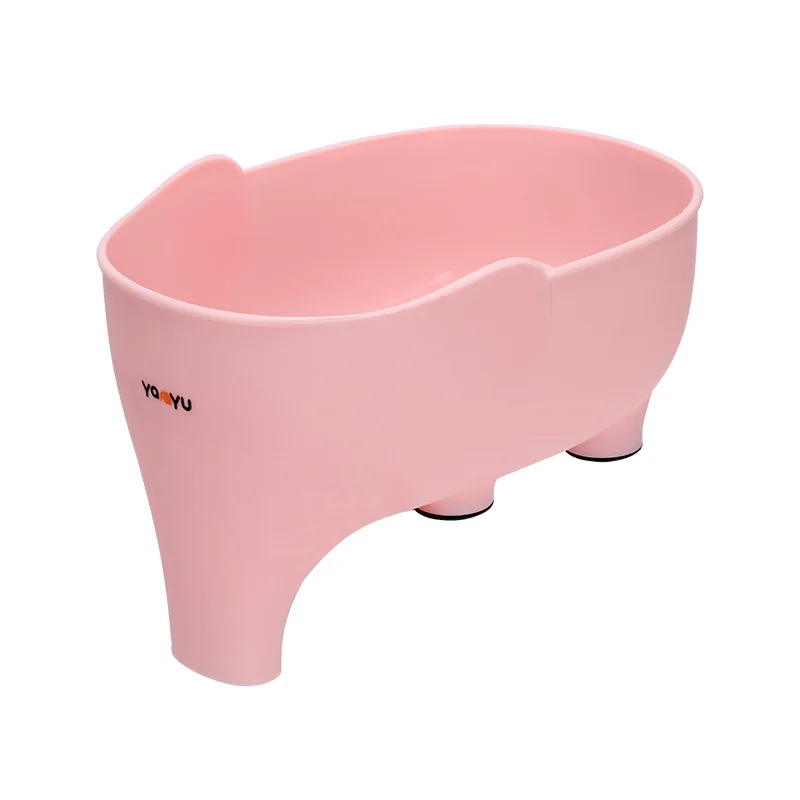 Elephant Drain Basket Multi-purpose Kitchen Storage Drain Basket Household Fruit and Vegetable Basket Plastic Storage Basket