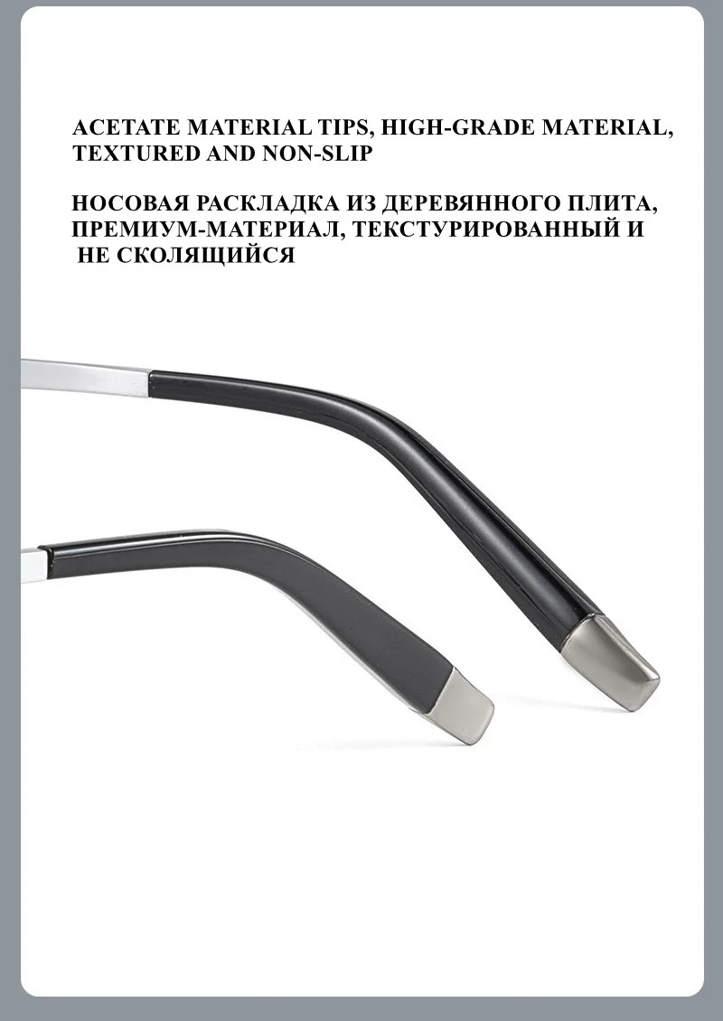 KIZN نظارات طبية للرجال عالية الجودة شبه حافة إطار نظارات من التيتانيوم النقي وصفة طبية لعدسات الرؤية متعددة البؤر واسعة Fi