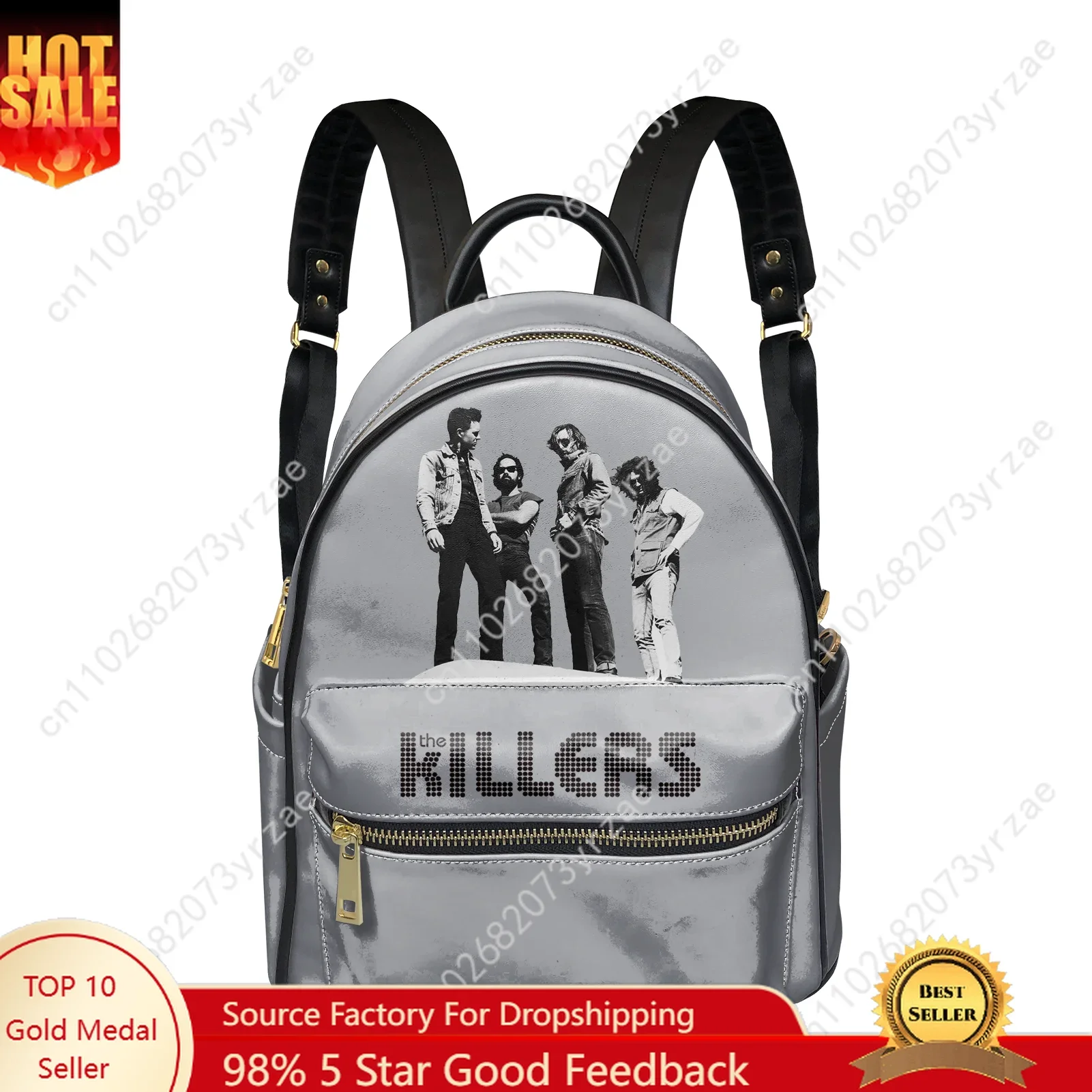 The Killers Backpack Mens Womens Knapsack Personalized Pattern Double Shoulder Bag Business Travel Bookbag Customize Daypacks