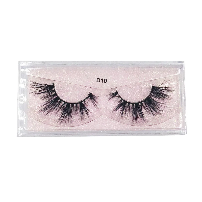 10 Pairs/Bags Ultra-light Strong and durable natural density cotton tape 100% real handmade Fake Eyelashes