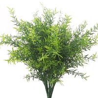 7 Forks Grass Artificial Flowers Plastic Wedding Home Garden For Vase Wall Decoration Photography Props Indoor Bonsai Fake Plant