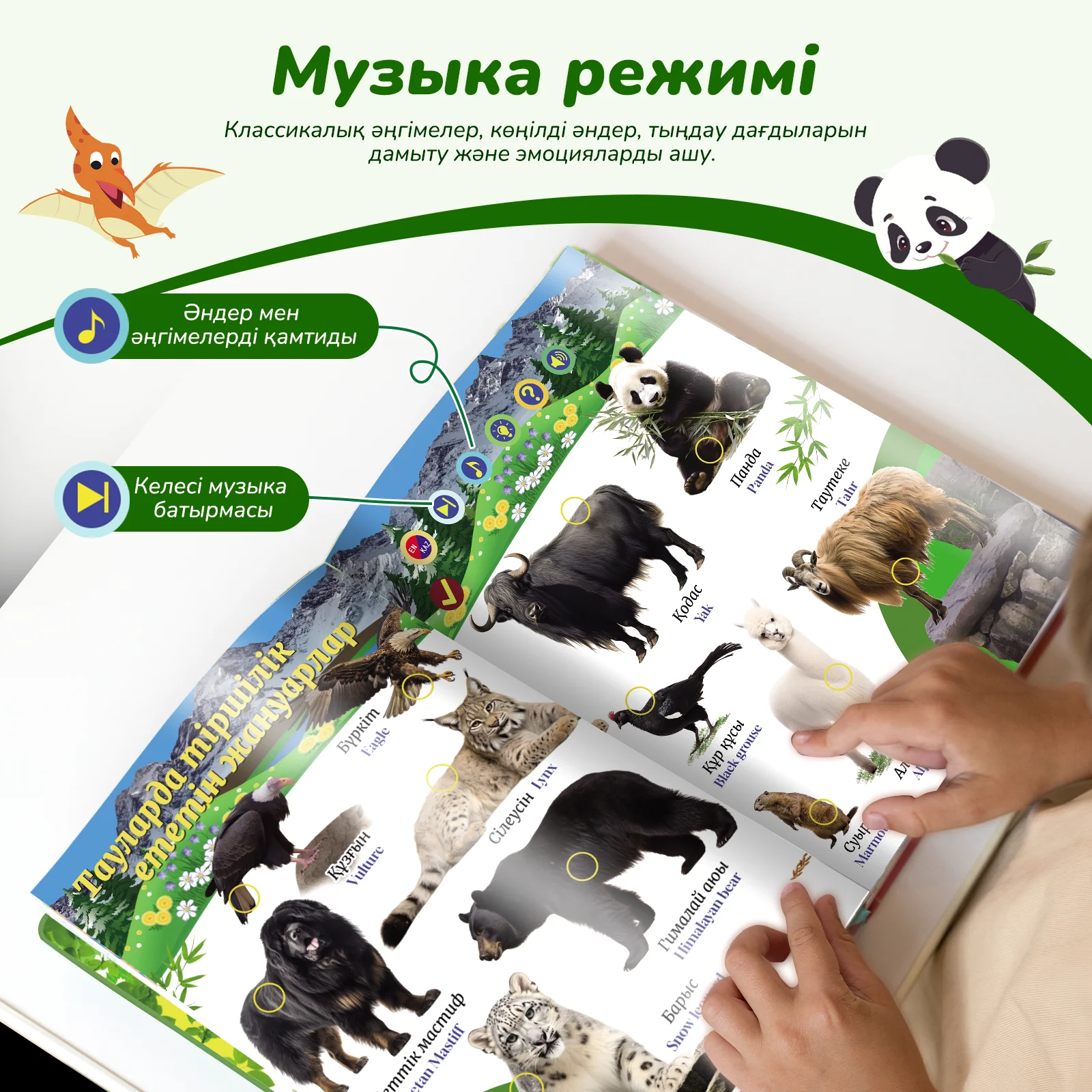 인터랙티브 학습 장난감 책 - 소년과 소녀를 위한 멀티미디어 오디오 스토리 - 교육용 엔터테인먼트 책