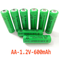 Brand New AA 1.2V Ni-MH Battery 600mAh  Electric Shaver Toy Rechargeable Battery Gaming Machine Flashlight Battery