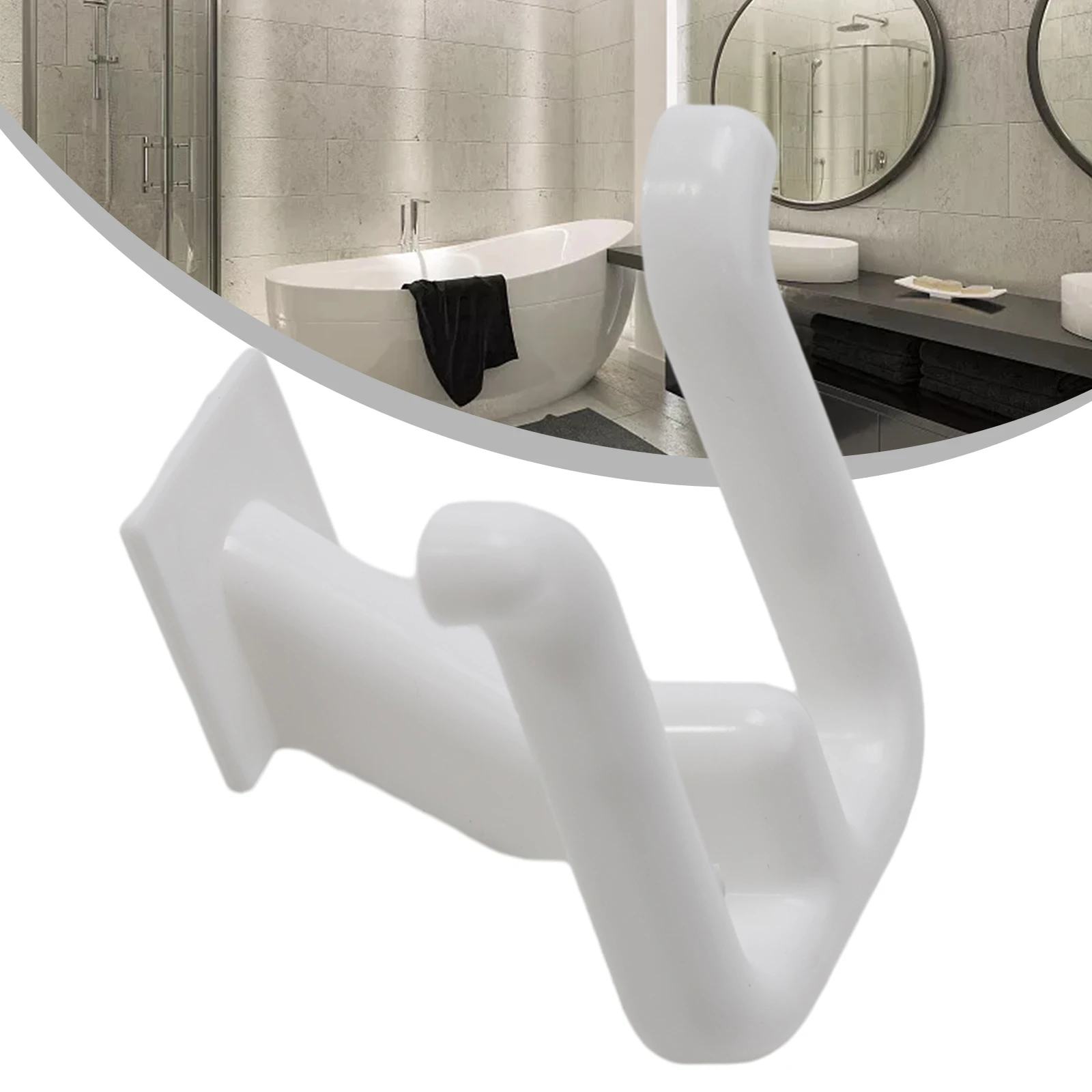 1Pcs Non-Punched Plastic Slippers Hook Wall Mounted Bedroom Neat Shoe Rack Bathroom Bedroom Storage Shoe Hanger Drying Rack