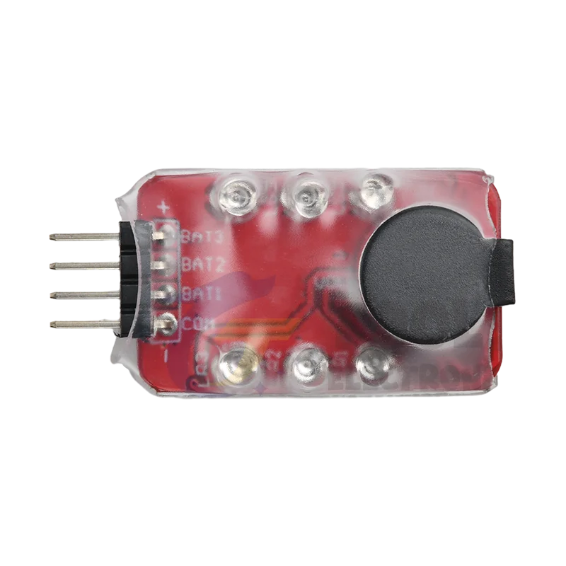 2-3S Lithium Battery low voltage Alarm Buzzer Speaker LED indicator Low Voltage Alarm Module