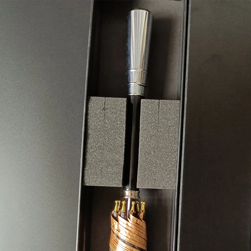 

Китайский ветрозащитный зонт, длинный роскошный ветрозащитный зонт, защита от ультрафиолета, обратный параграф, гибкий зонт, большой размер YYY40XP