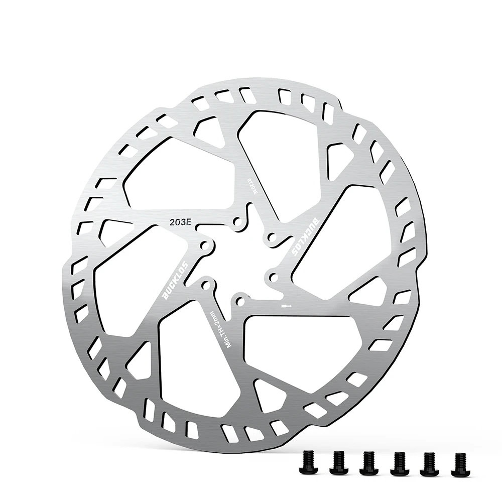 BUCKLOS 2.3MM E-Bike Brake Disc 220MM Electric Bicycle Rotor 140/160/180/203MM Dirt Bike Disc Brake Rotor For Surron Segway Tala