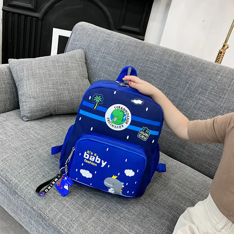 Fashion Children's School Bag Cartoon Dinosaur Kindergarten Backpack 3-6 Years Old Boys and Girls Leisure Backpack Children Gift