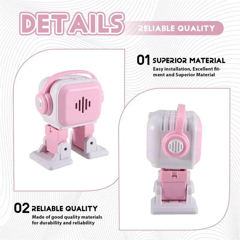 DTB7 AI Robot with Touch Interaction, Intelligent Desktop Companion, Emotion Perception Camera, Voice Control, Dynamic Lights,