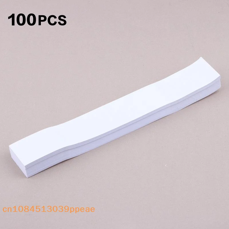 

100 Pcs Money Bands Self-adhesive Tear Resistant Self Sealing Cash Straps Professional White Money Wrappers For Supermarkets