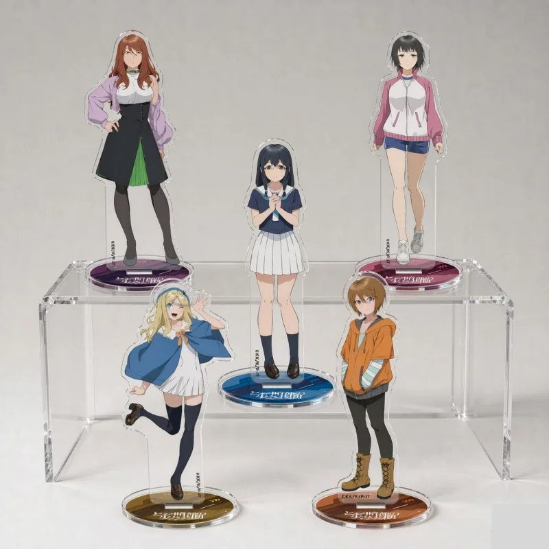 Anime A Certain Item of Dark Side Acrylic Stand Shizuri Mugino Saiai Kinuhata Model Figure Cosplay Plate Keychain Gift