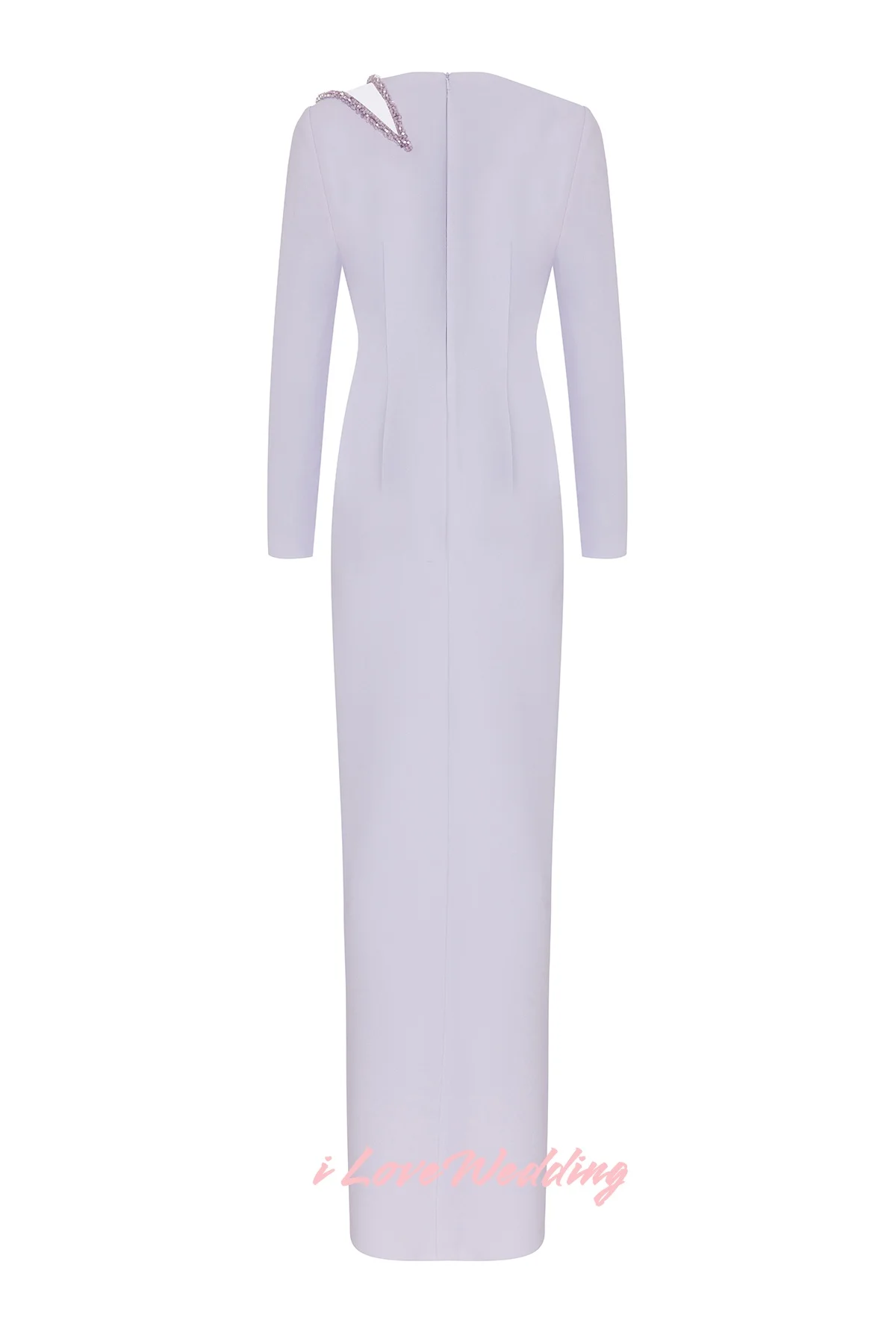 فساتين سهرة أرجوانية برقبة دائرية 2025 كم طويل مطرز حورية البحر فساتين لحضور الحفلات الموسيقية بطول الأرض مطوي فساتين حفلات الزفاف حسب الطلب