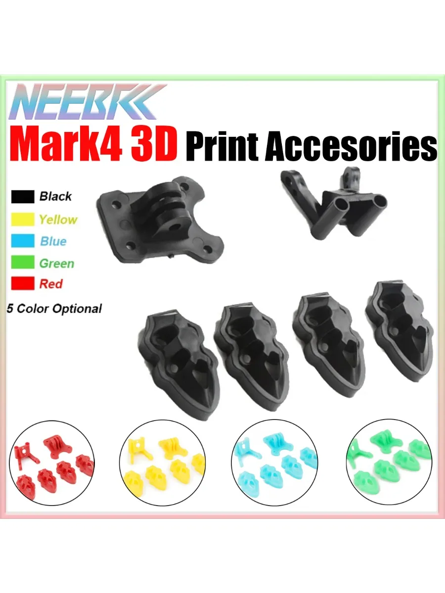 Neebrc RC Quadcopter FPV Drone 3D imprimé accessoires d'impression antenne/bras de montage de caméra pièces de siège de protection pour cadre Mark4