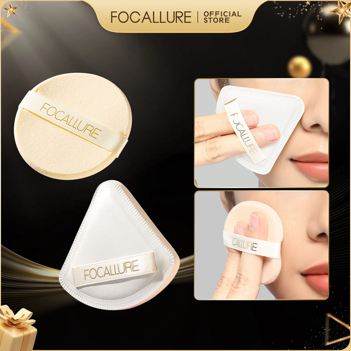 Focal lure Mehrzweck Make-up Schwamm weiche tragbare Finger form Gesicht Puder Luftkissen Kosmetik Puff Beauty Kosmetik Werkzeuge