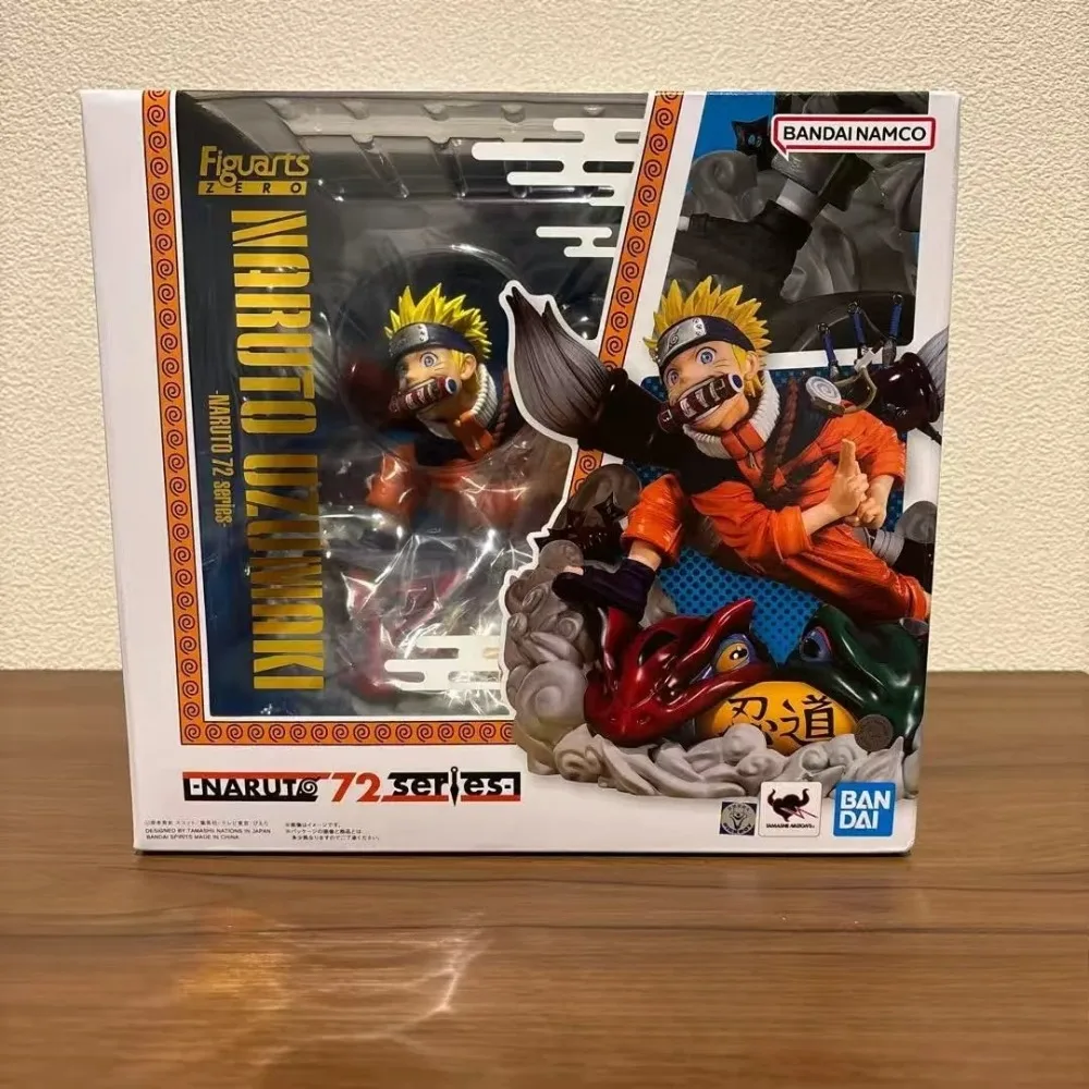 

Оригинальный Bandai, официально лицензированный Figuarts ZERO Наруто Узумаки-Наруто 72, серия премиум-коллекционная модель, игрушки, орнамент, подарки