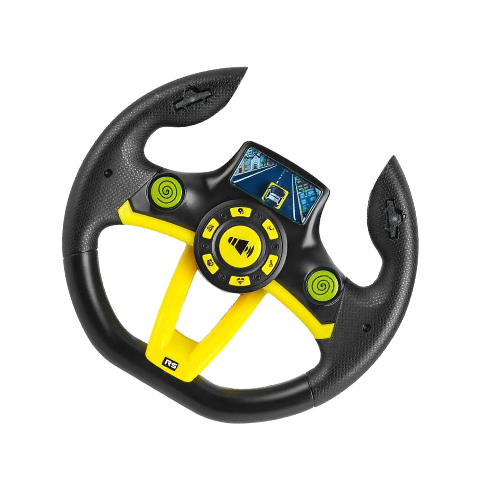 Round Steering Wheel Toy Musical Activity Toy Busy Board DIY Accessory for Busy Board Treehouse Garden Amusement Park Playground