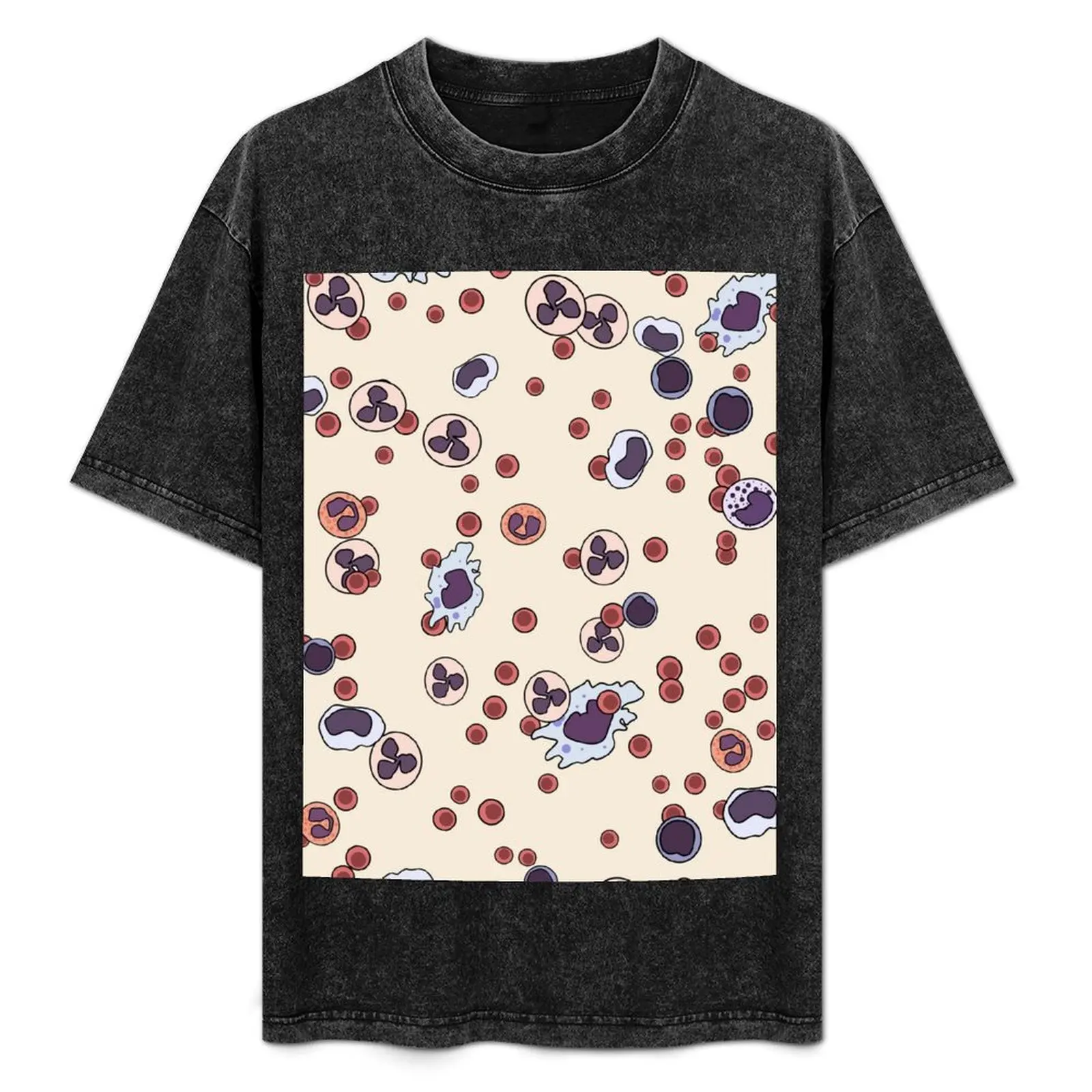 

Blood smear pattern (Tan) T-Shirt summer 2025 Anime t-shirt anime anime figures black t shirts for men