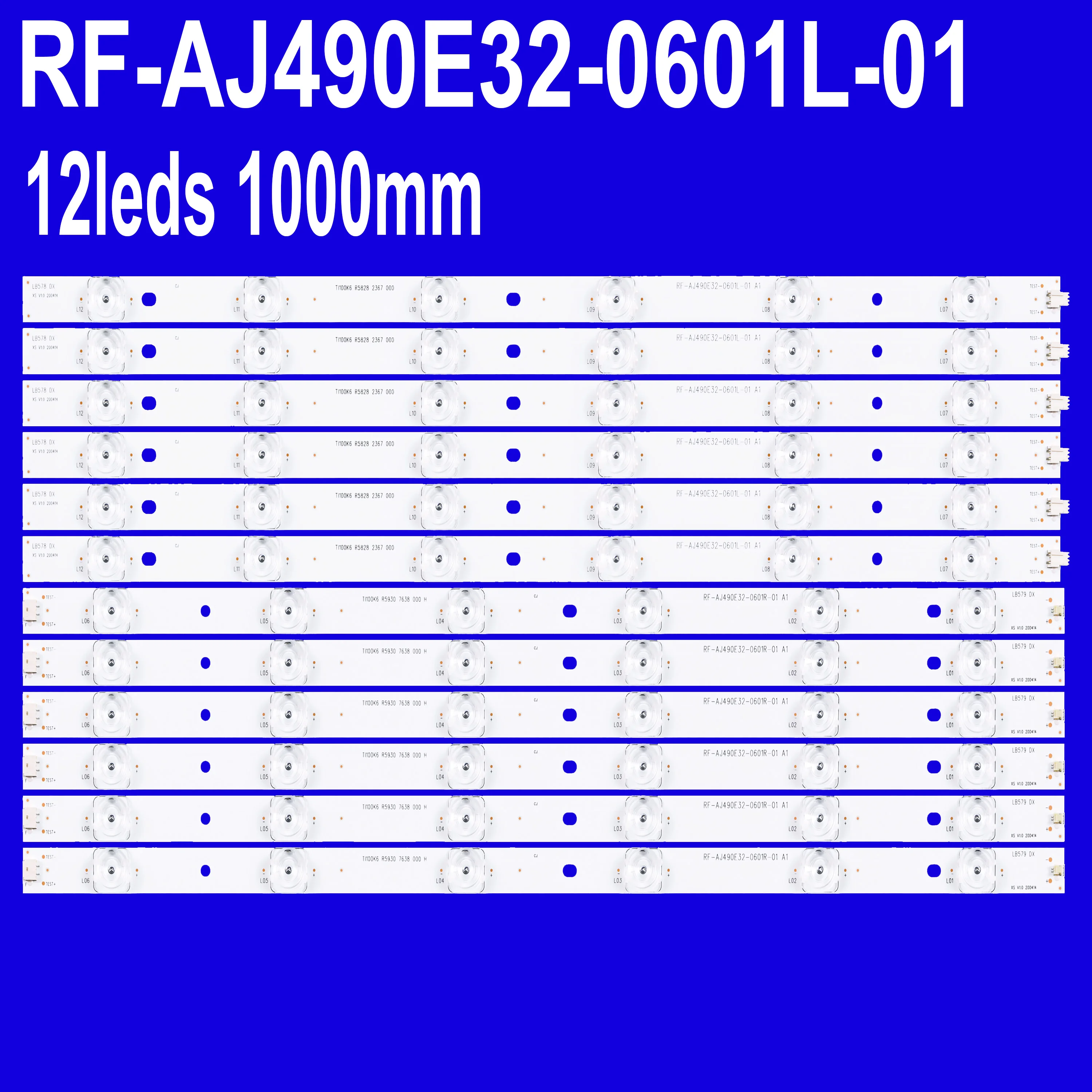 

Светодиодная лента подсветки для LC-49CFE6032E RF-AJ490E32-0601L-01 0601R LC-49CFE5002E LC-49CFE5001K LC-49CFF5001K LC-49CFE6031K