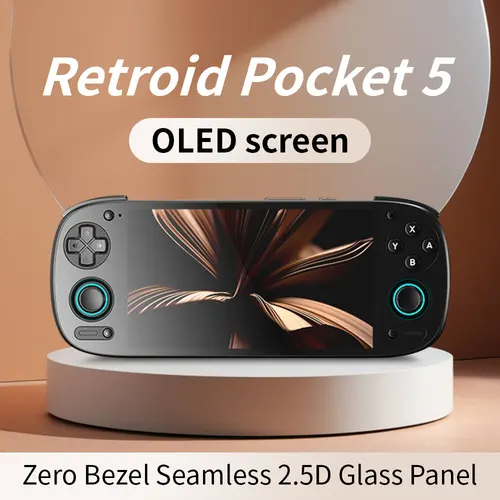 Retroid Pocket 5 SD865 5,5 pulgadas Oled HD pantalla Bluetooth 5,1 Android 5000mAh batería Android consola de juegos portátil