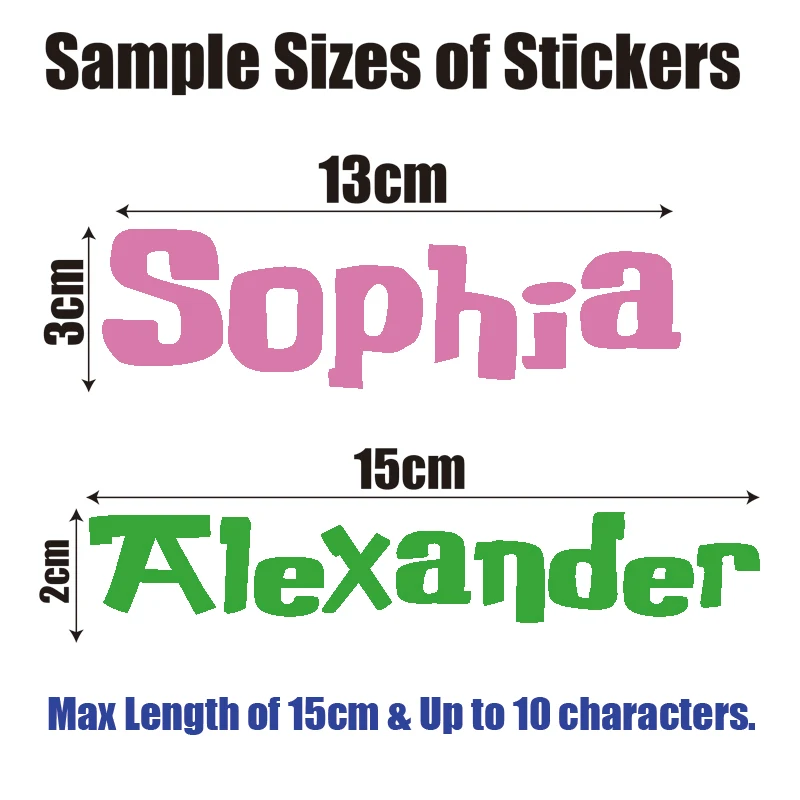 Custom Name Sticker for Kids Clothing Washable Thermoadhesive Patches with Cartoon Script DIY Fabric Decorative Letter Applique