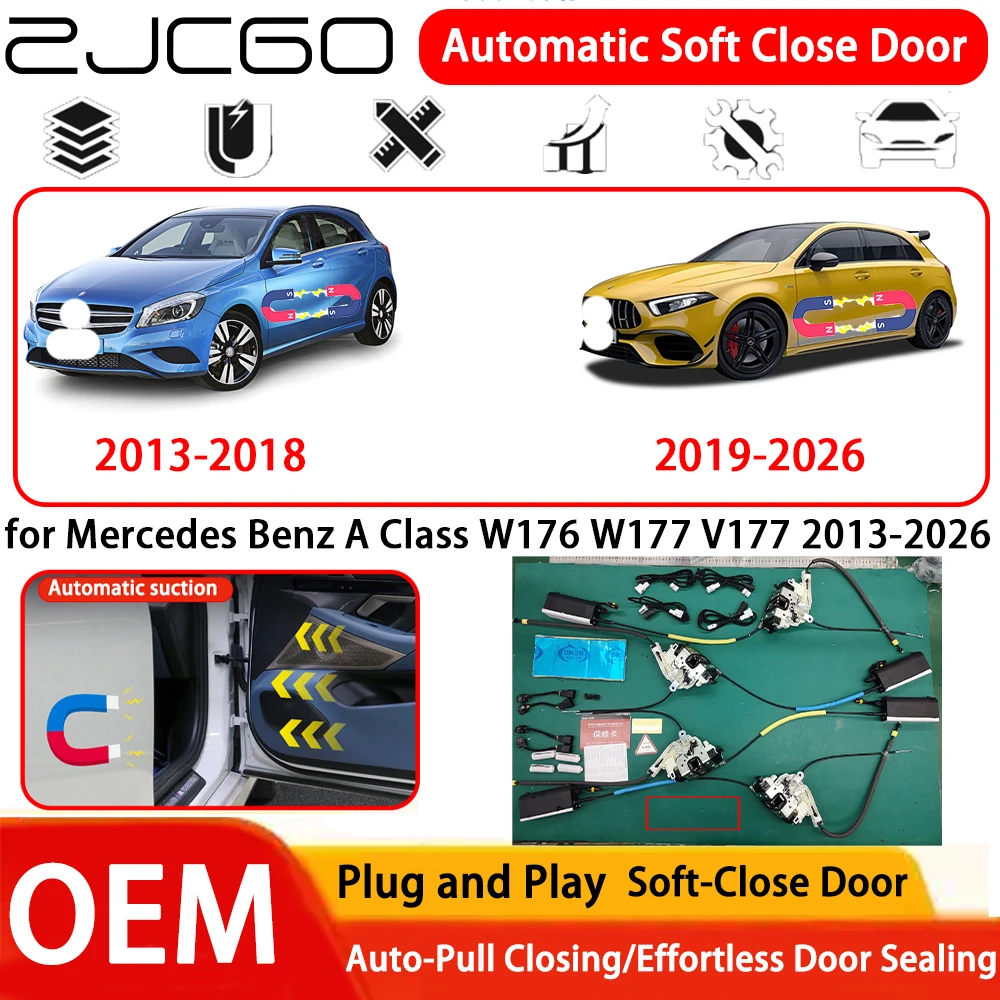 for Mercedes Benz A Class W176 W177 V177 2013-2026 OEM Plug and Play Automatic Electric Soft Close Door Comfort Closing System