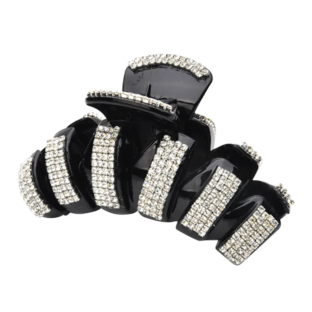 

Rhinestone Hair Clips Large Claw Accessories for Styling Hairdressing Clamps Shiny Acrylic Hold Back Hair Bath Daily Life