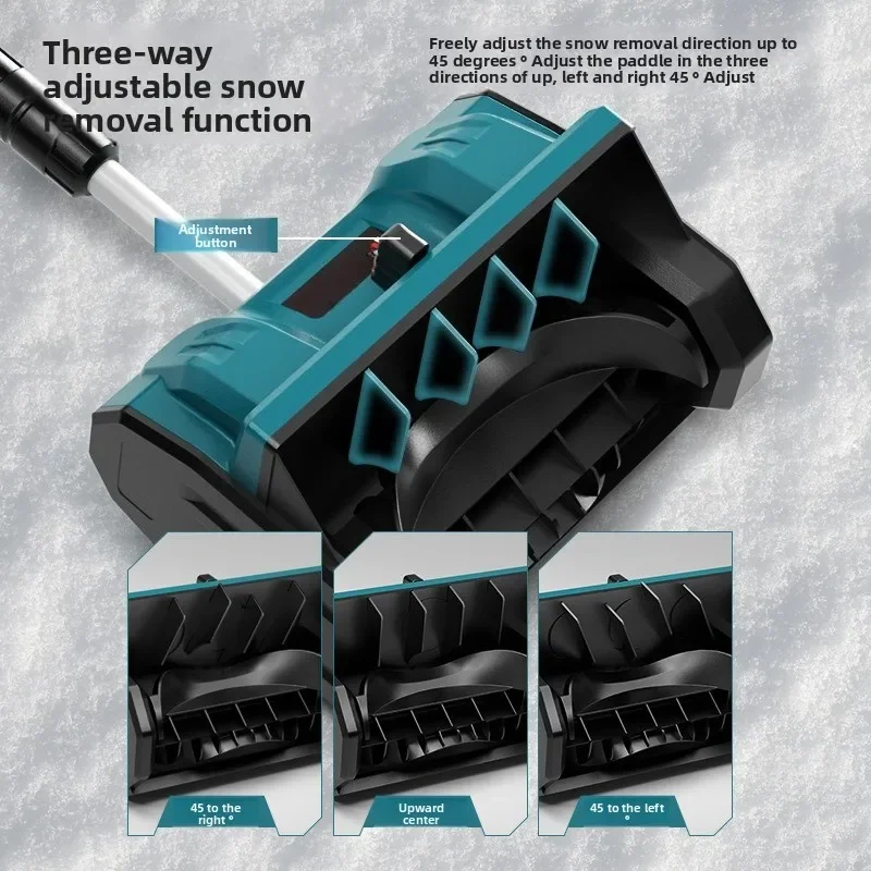 Color Random Foldable Wireless Lithium Battery Snow Plow Portable Household Road Snow Thrower