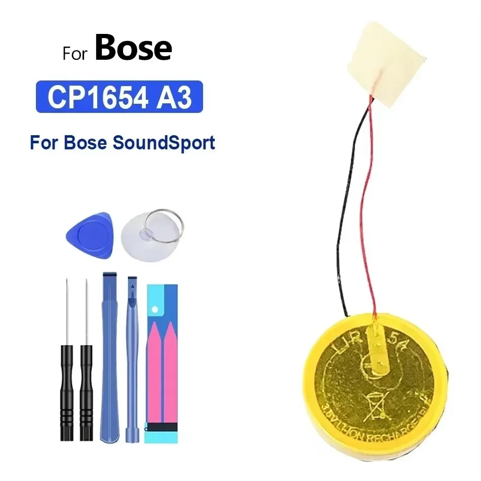 High Capacity Battery CP1454 CP1654 A3 110mAh For Bose SoundSport Wireless soundsport pulse Portable Bluetooth headset batteries