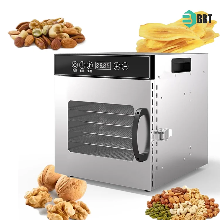 

High Efficiency Home Stainless Steel Food Dehydrator Fish Dehydrator and Drying Machine Fruit Vegetable Meat Dryer