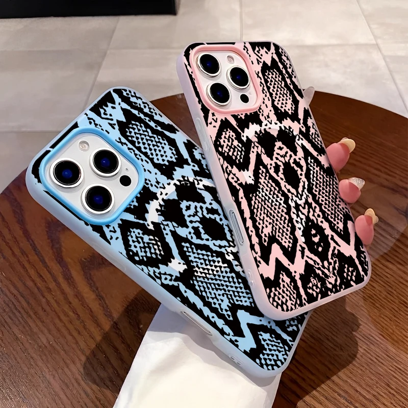 

Чехол для телефона с магнитом и черным узором Elements для iPhone 16, 15, 14, 13, 12, 11, Pro max X XS XR 7 8 Plus, минималистичный чехол