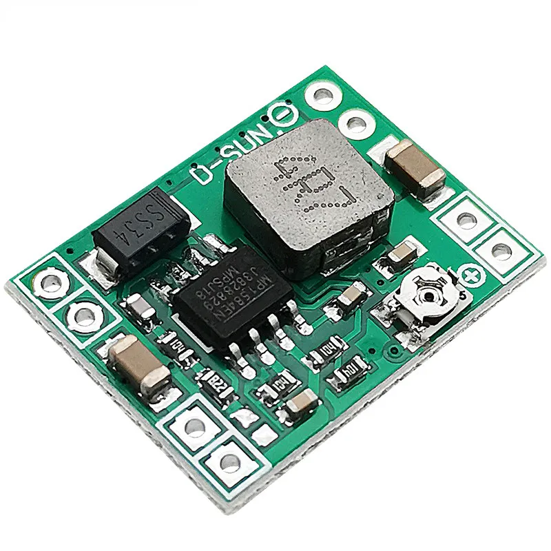 Regulator Board for MP1584EN DC-DC Adjustable Step Down Power Supply, Mini Size Better Than LM2596  5pcs
