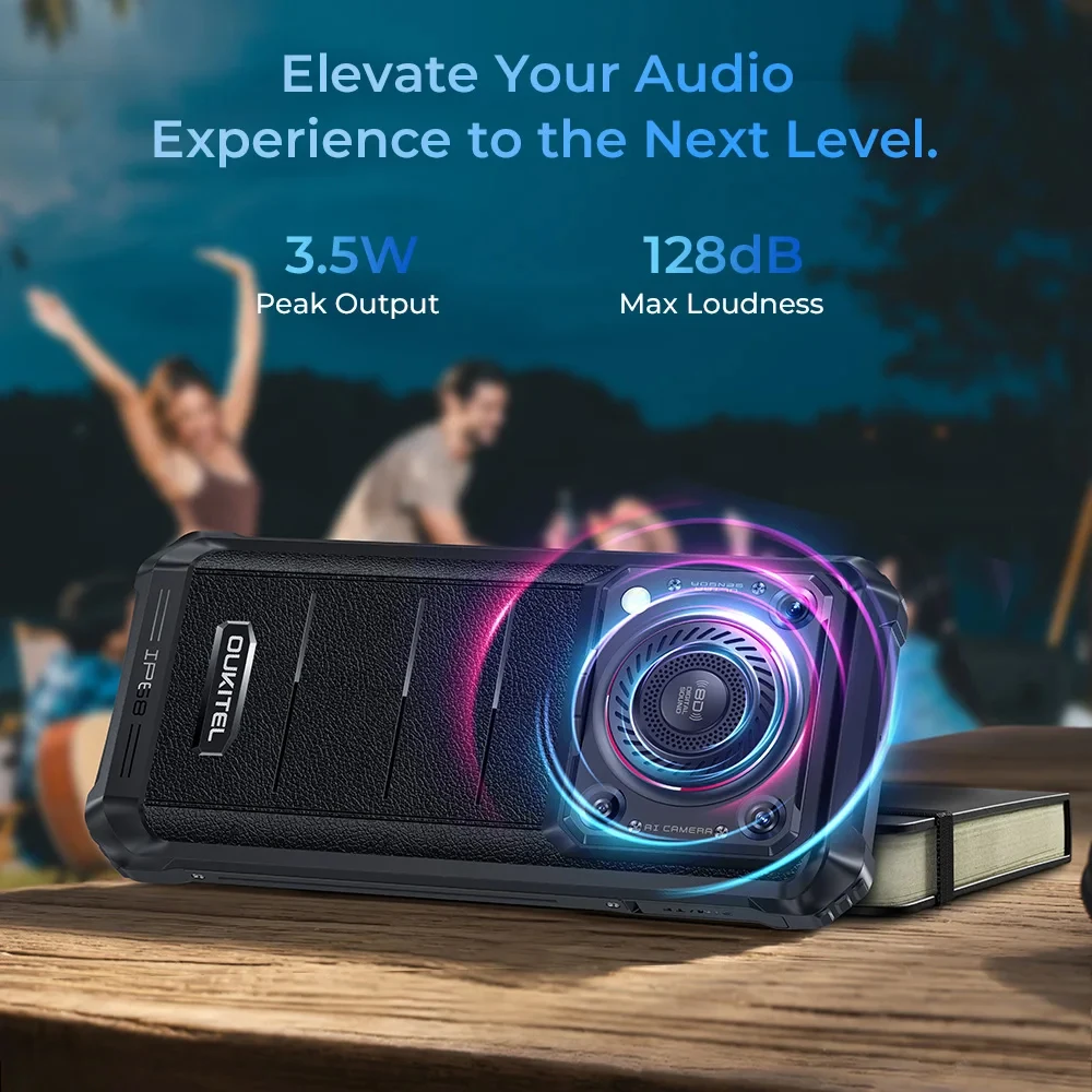 Oukitel WP36 Pro Robustes Telefon 6,52 Zoll HD 60 Hz 6 GB RAM + 256 GB ROM MTK8788 10600 mAh Mobiltelefon Android 13 13 MP Kamera Handy NFC