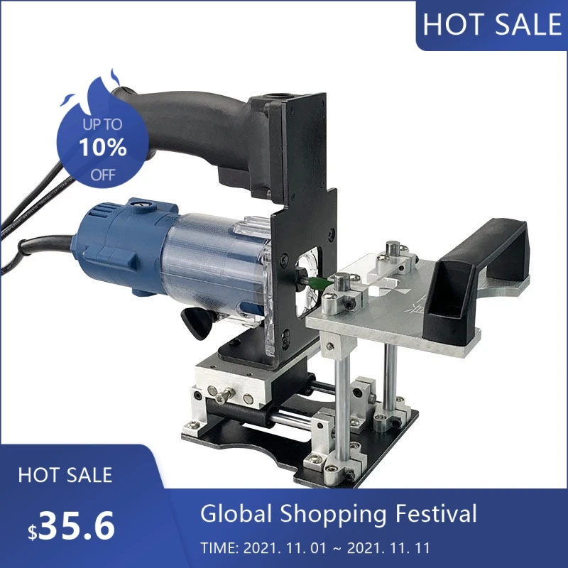 

0823 Полезный долбежный кронштейн 2 в 1, невидимый деревообрабатывающий обрезной станок, долбежный станок для шкафа, дырокол L