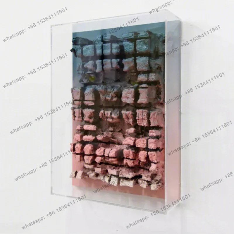 LJY 3D three-dimensional acrylic cover decorative painting three-dimensional texture modern simple sample