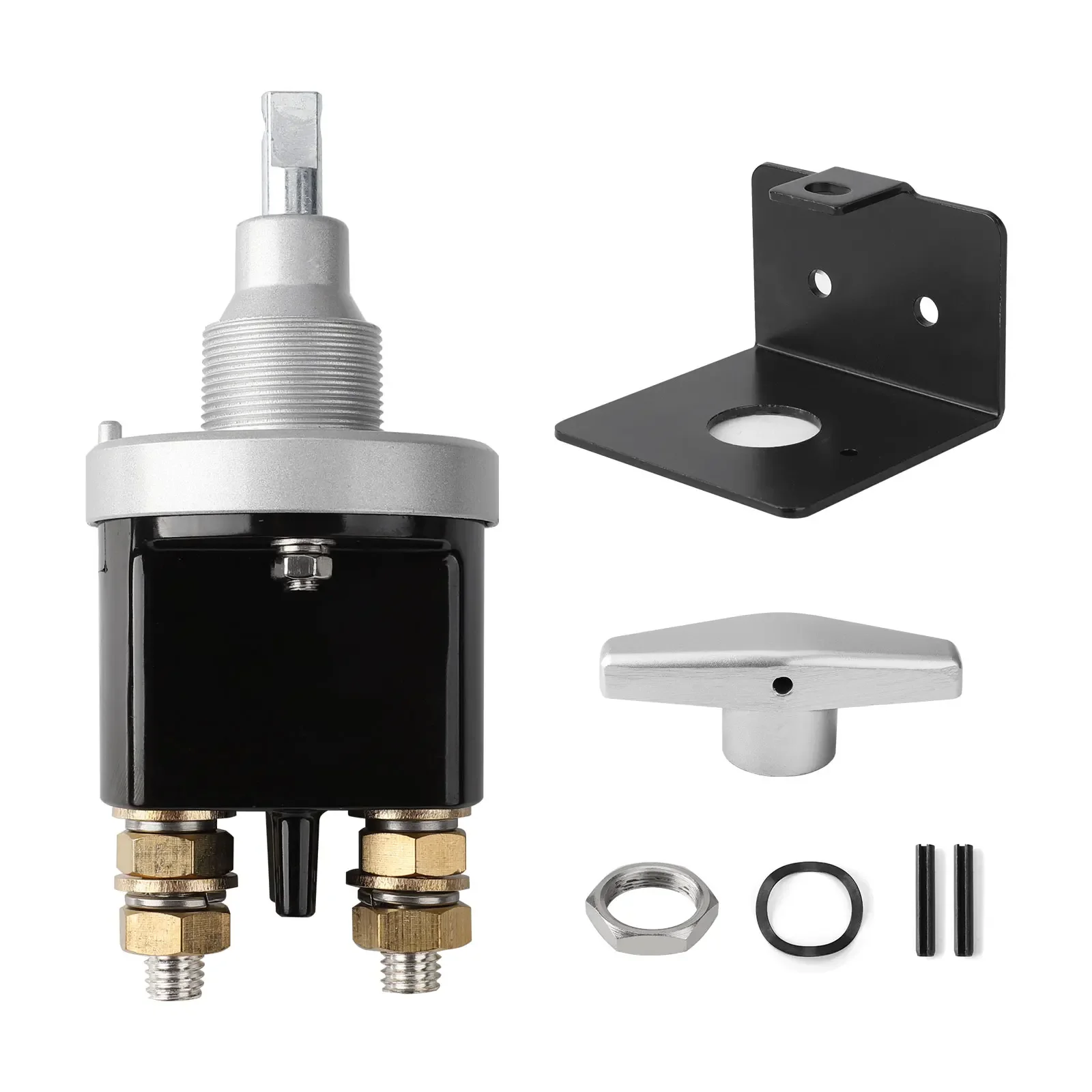 For RV Camperize Van Accessories 12V Battery Kill Switch Heavy Duty Battery Circuit Cutter Disconnecter Isolator With Keyhole