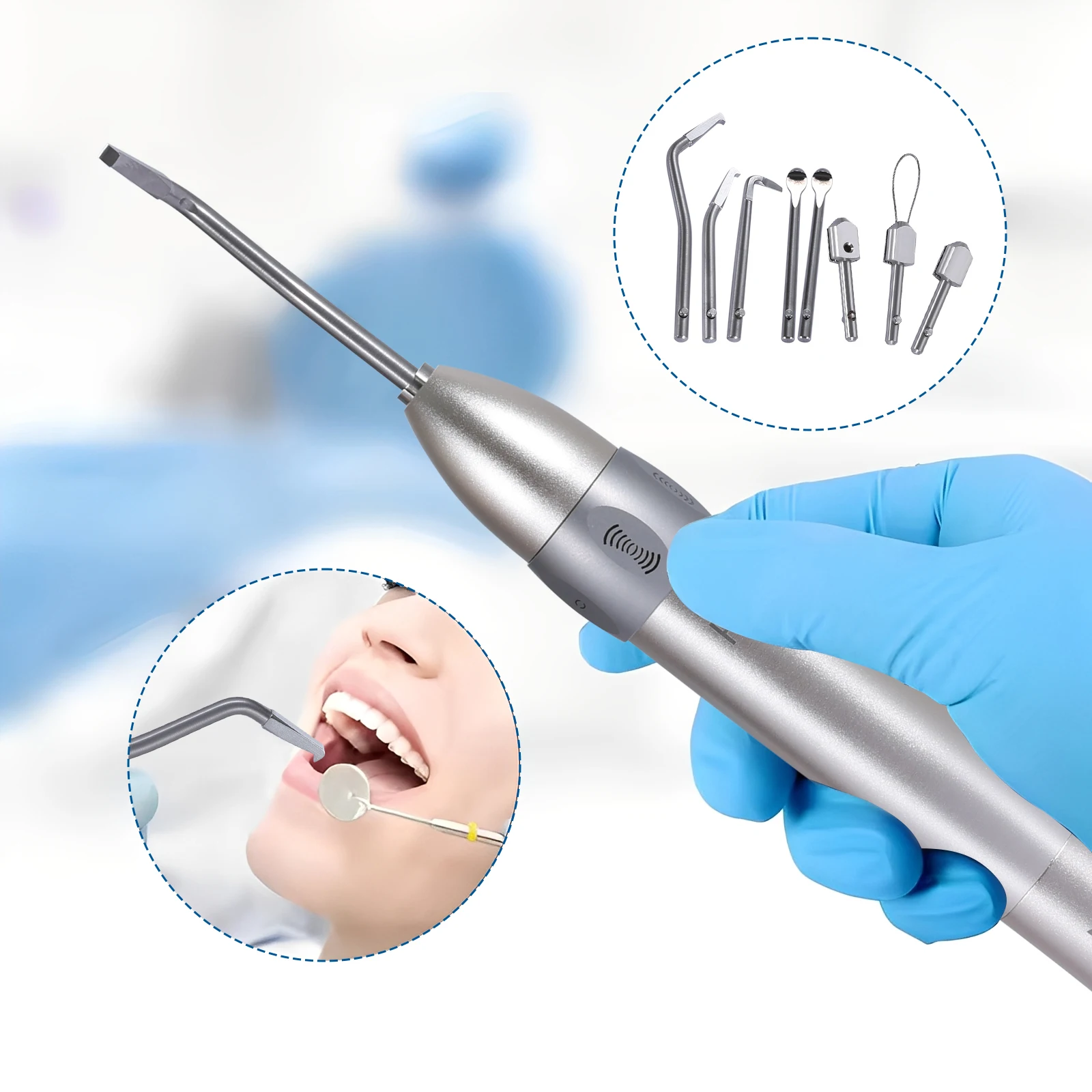 

Стоматологические автоматические инструменты для удаления коронок, инструменты для восстановления зубов, полностью автоматический комплект коронок, подходит для стоматологического двигателя, стоматологическое кресло E-Type