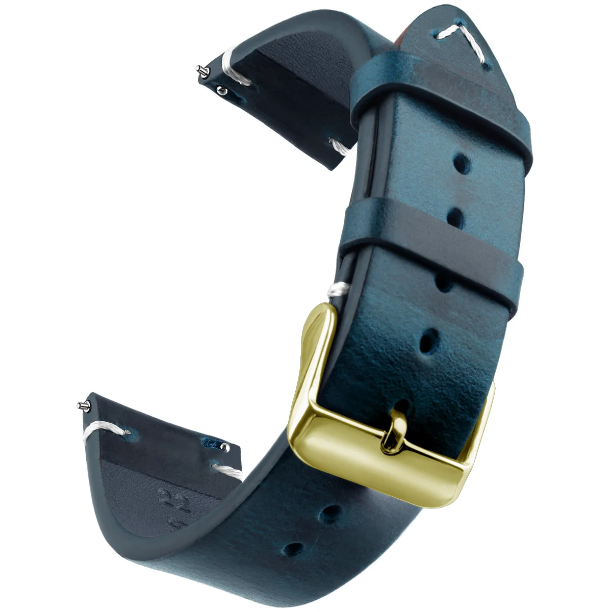 Wachs-Uhrenarmband aus echtem Leder, Schnellverschluss 18 mm/19 mm/20 mm/21 mm/22 mm/24 m Uhrenarmbänder, für Samsung, Seiko, Oris, Citizen Watch