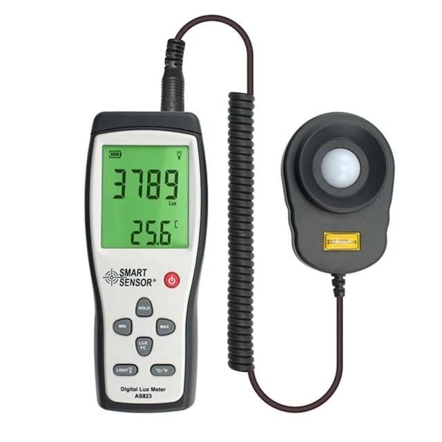 

Цифровой портативный люксметр SMART SENSOR AS823 раздельного типа